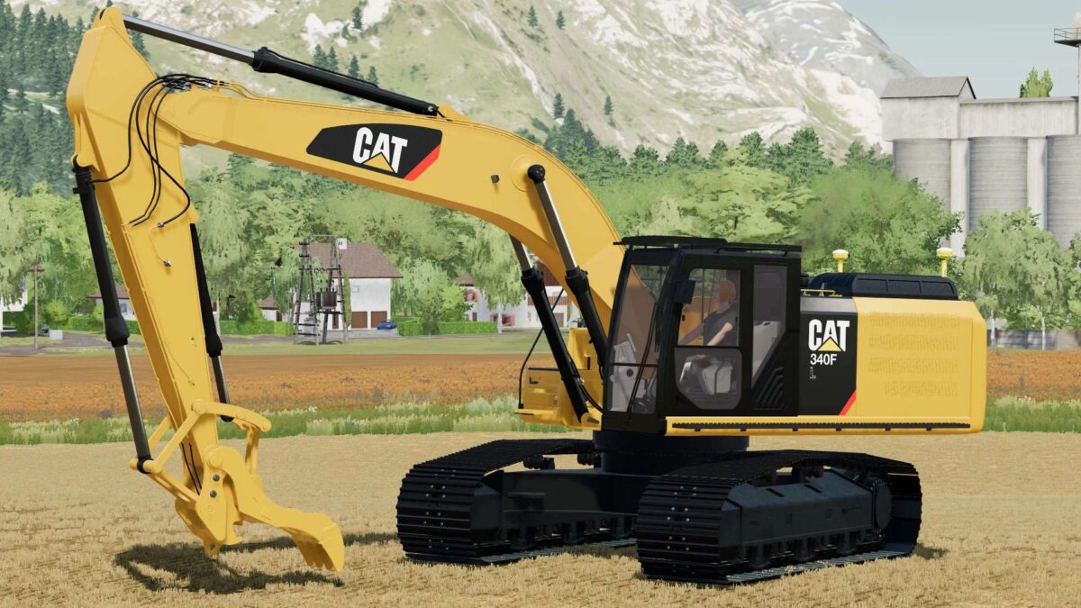 Cat 340f V 1.0 - Fs22 Mods