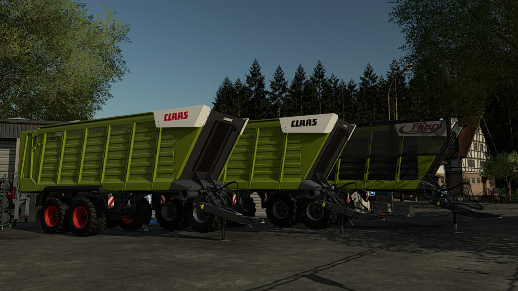 Fliegl/Claas 750/760 Trailers V 1.1 - FS22 Mods