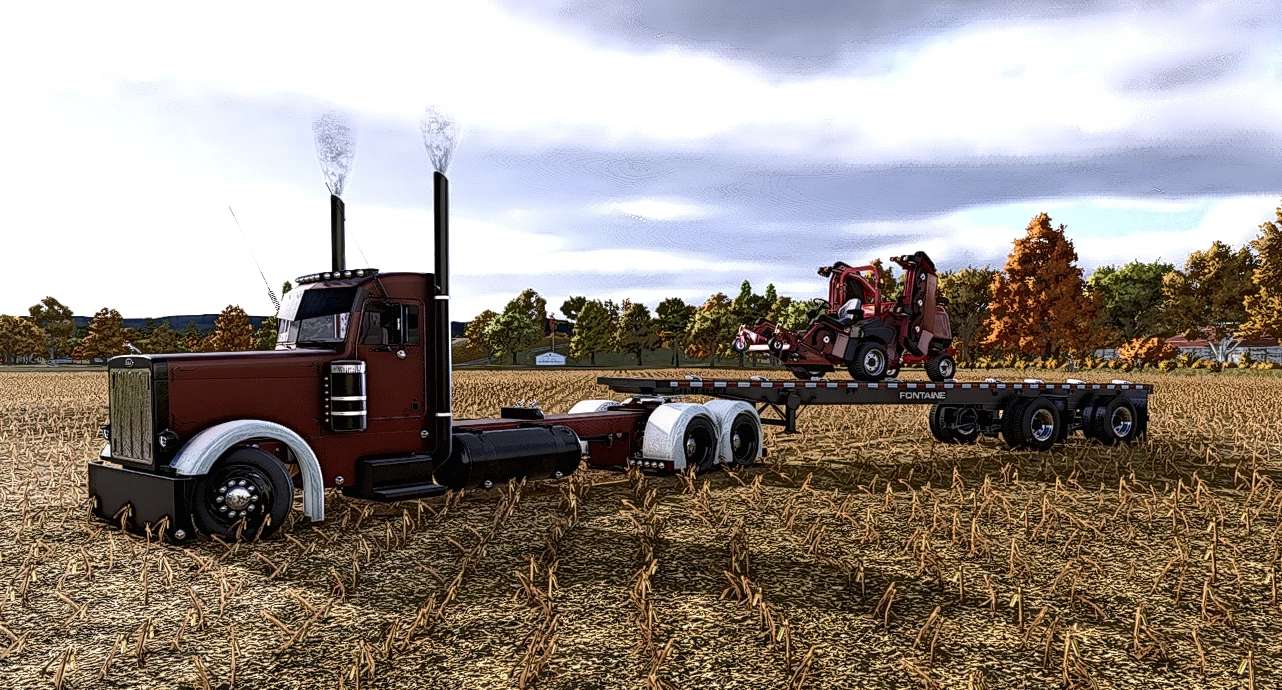 2025 Fontain Flat Deck Trailer v 1.0