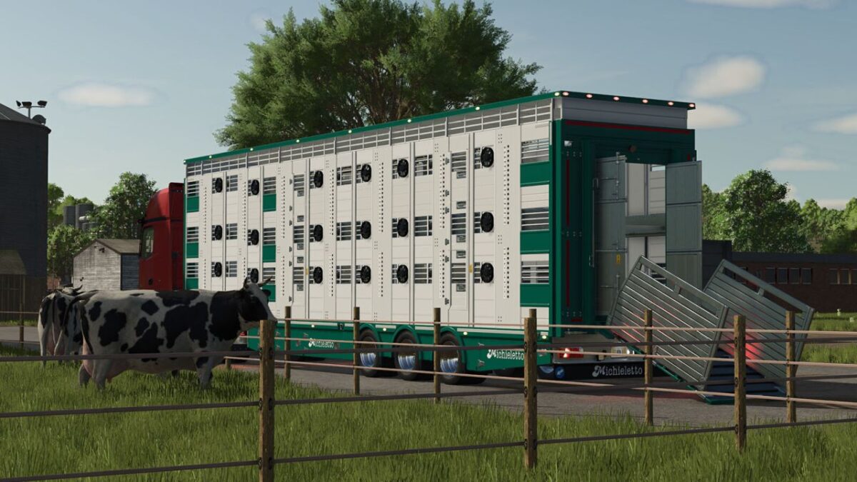 Michieletto SM38 Animal Transport Trailer v 1.0