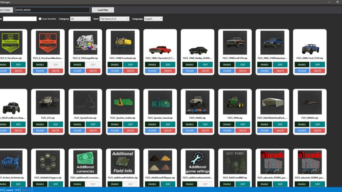 Mod Manager v 1.0.3.1