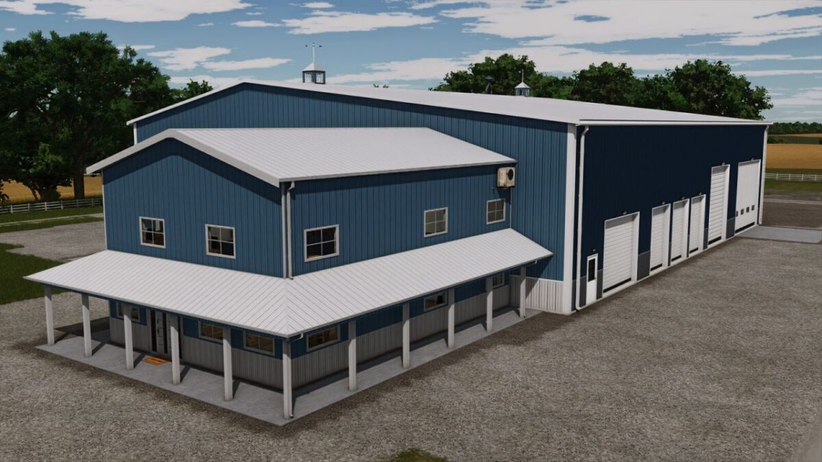 American Midwest Shop with Office v 1.0