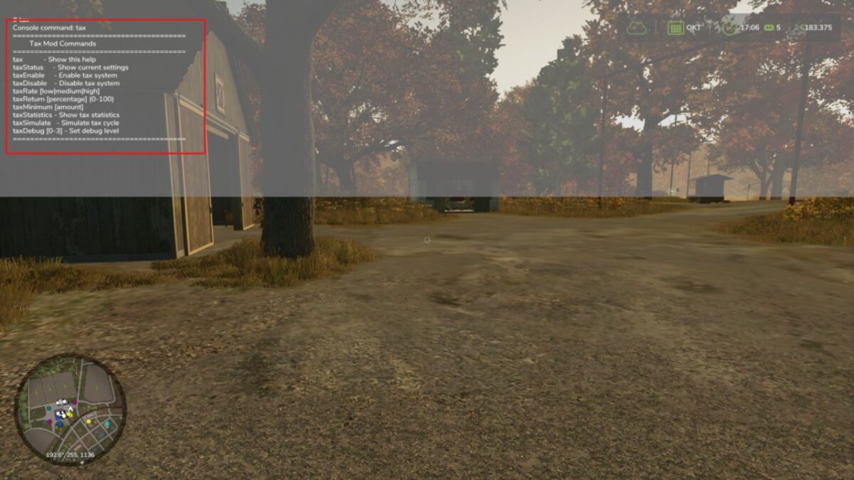 Tax Mod v 1.0