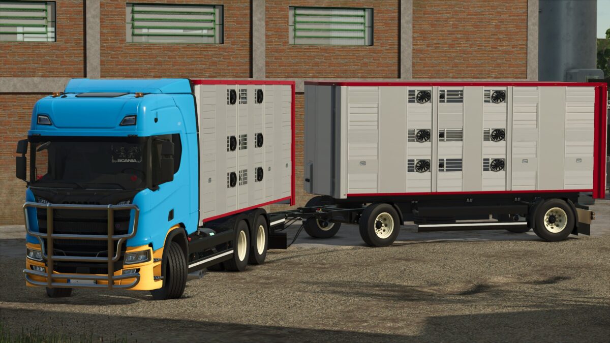 Scania R Animal Transport Truck v 1.0.0.1