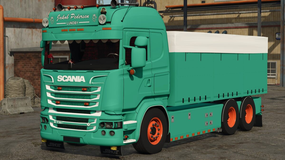 Scania R730 Jakob Pedersen & Trailer v 1.0