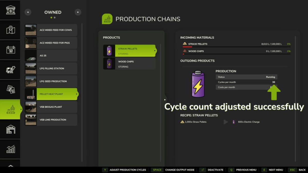 Adjust Production Points v 1.0