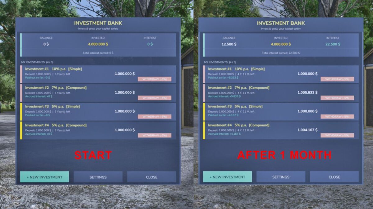 Investment System v 1.0