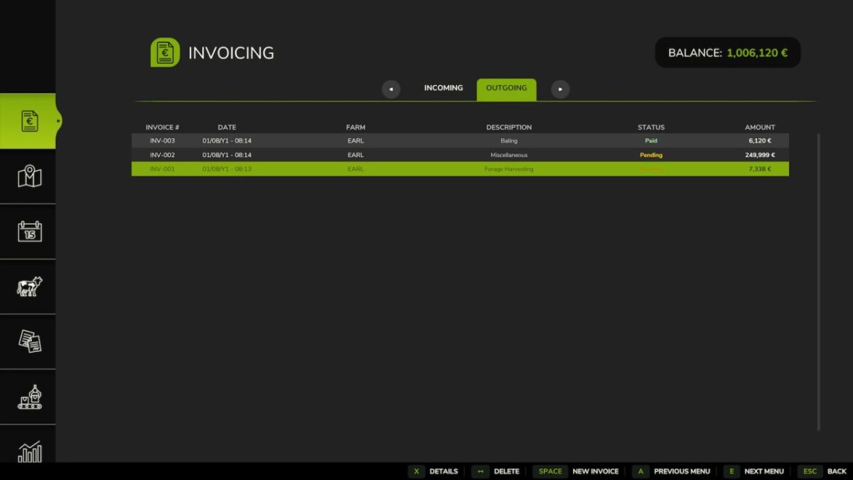 Invoices v 1.1.1