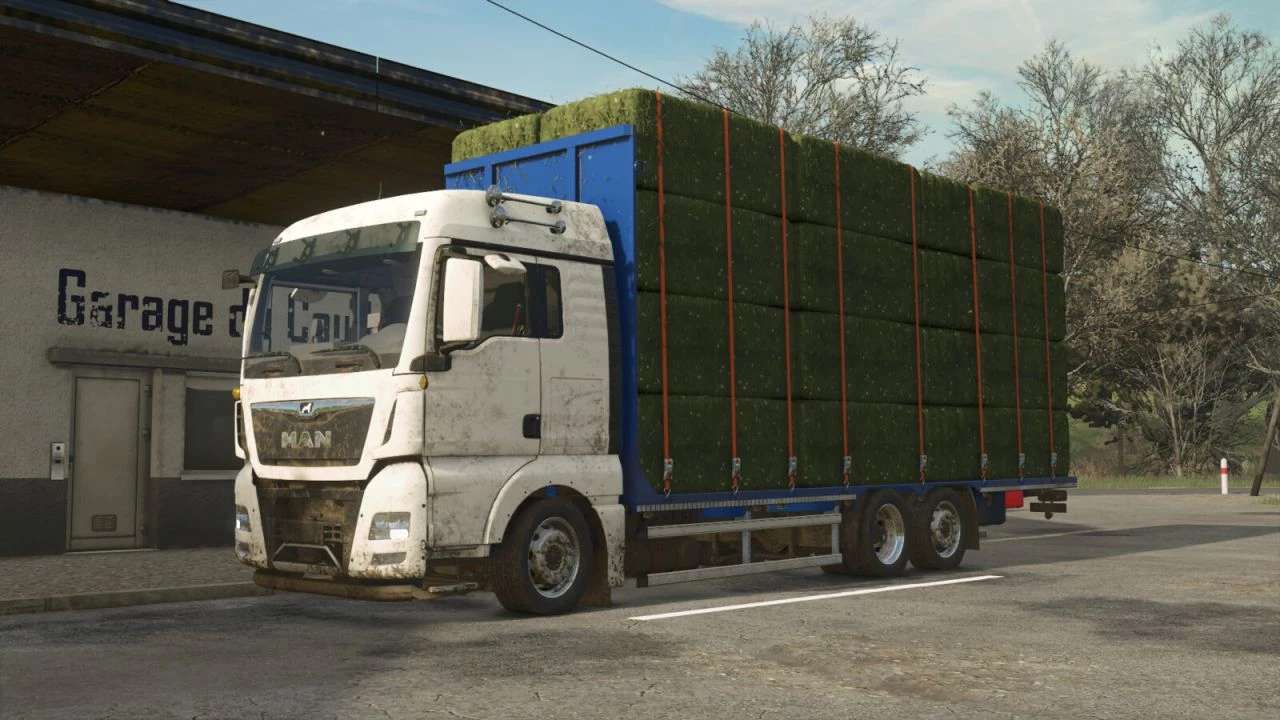 MAN TGX 6&times;2 Straw Bale Truck v 2.0
