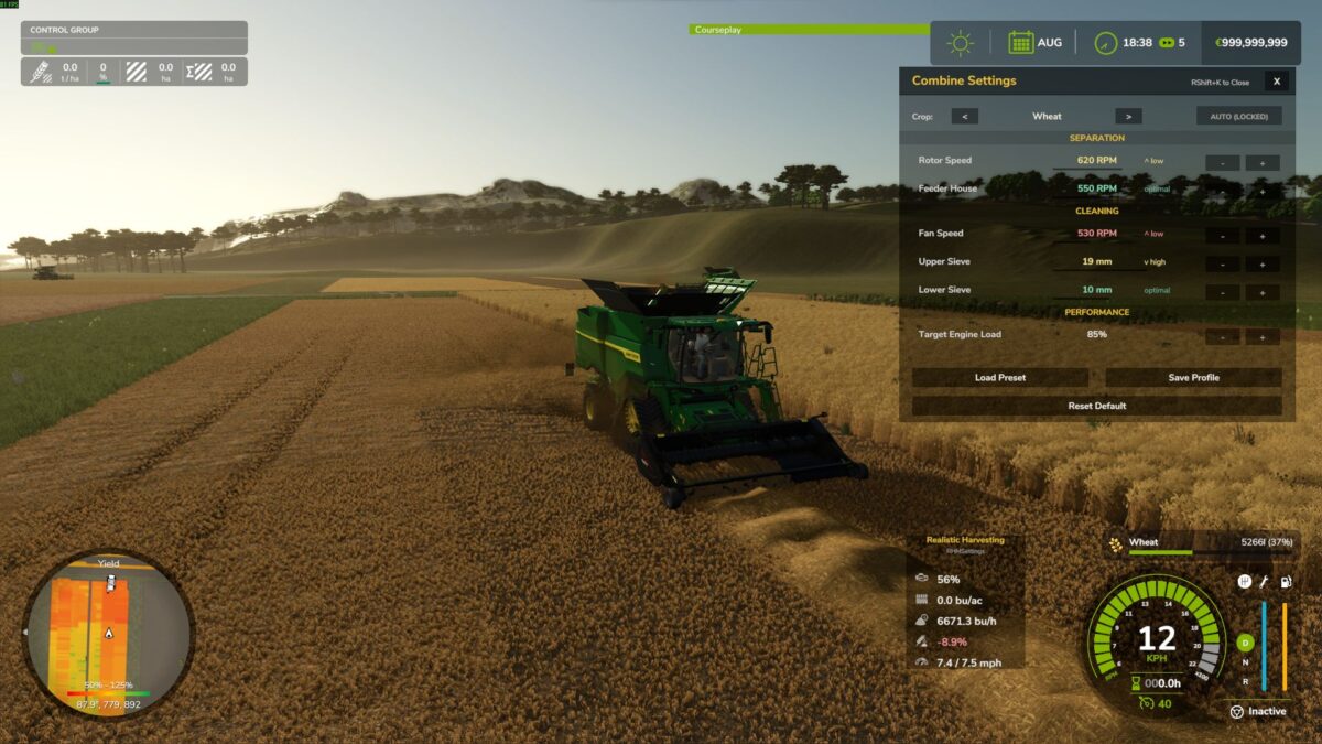 Realistic Harvesting v 1.4.3.1