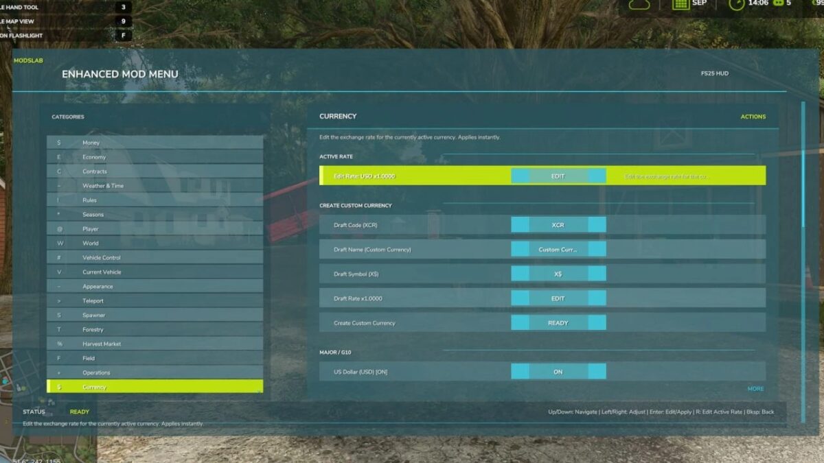 Enhanced Mod/Cheat Menu v 2.0
