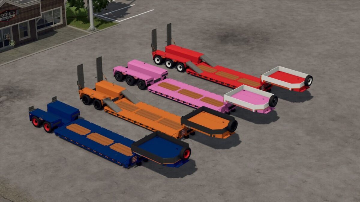 Goldhofer STZ VP Low Loader Trailers Pack v 1.0.0.2