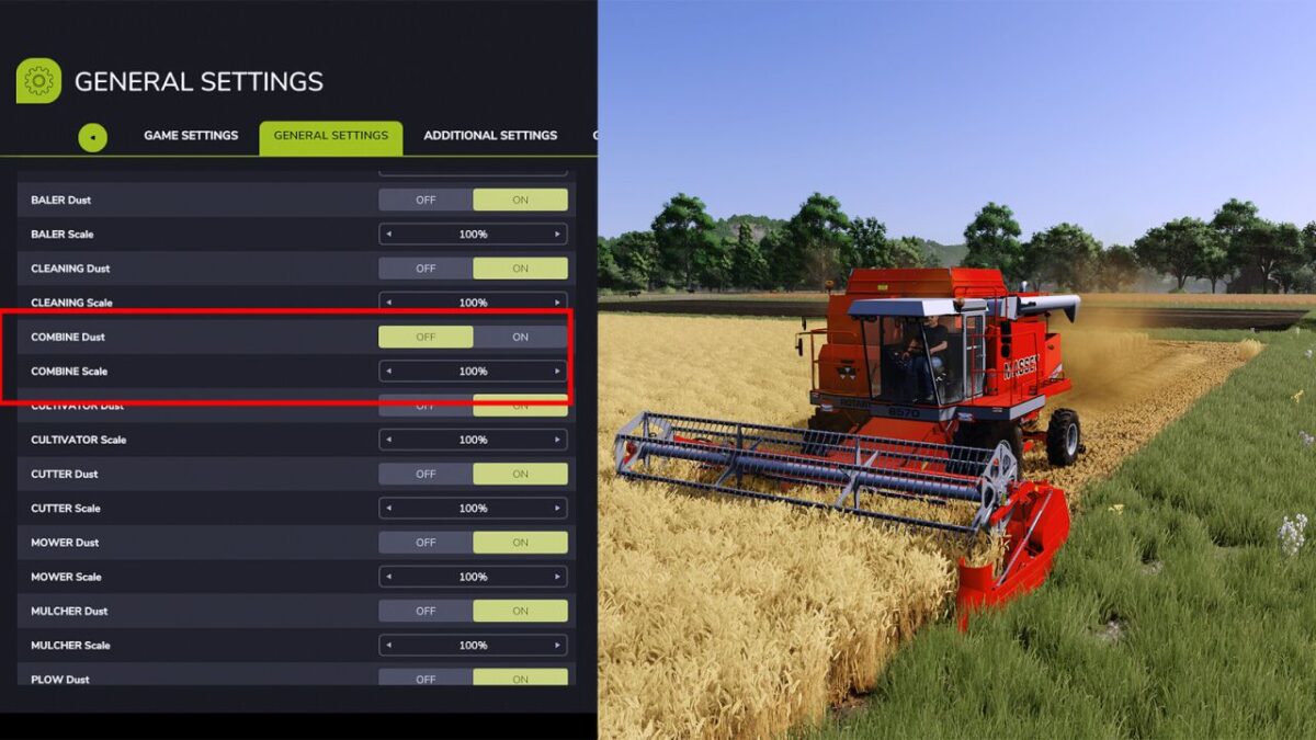 More Dust and Soil Settings v 1.0