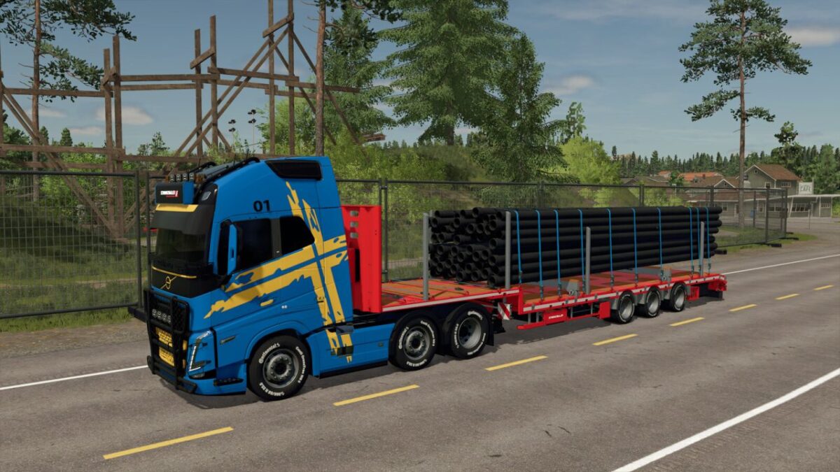 Schwarzmueller 3A Low Loader Trailer v 1.0.0.1