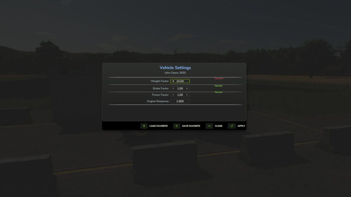 Vehicle Weight Modifier v 1.0.0.1