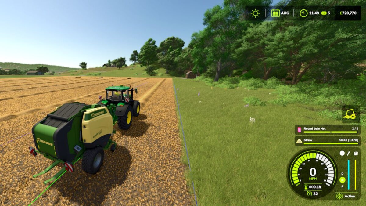 Baler Door State HUD v 1.0