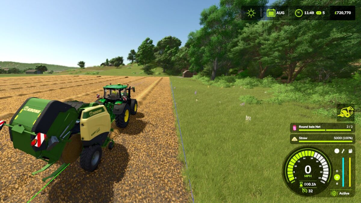 Baler Door State HUD v 1.0