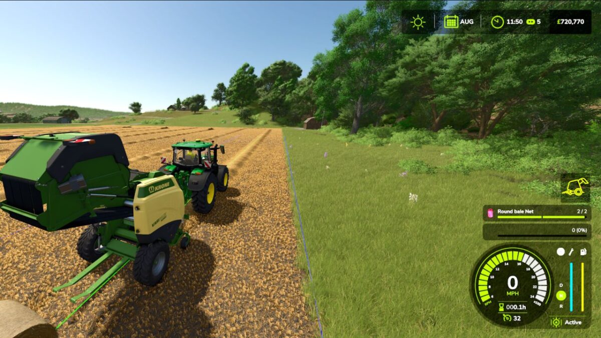Baler Door State HUD v 1.0