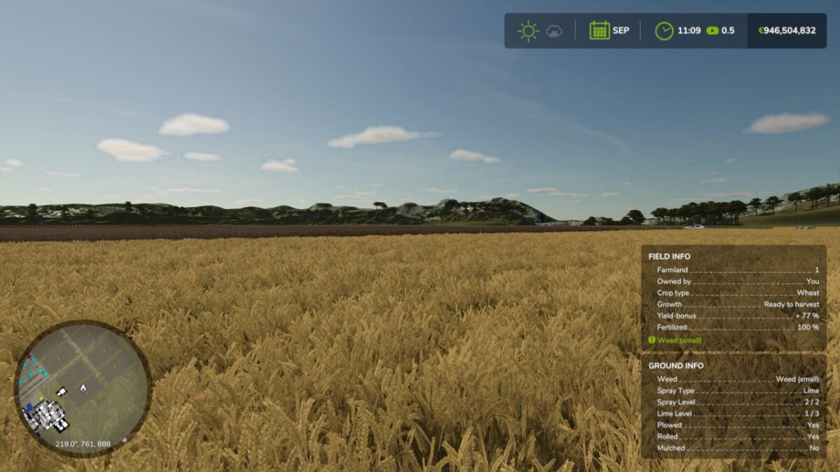 Field Detail Hud Infos v 1.0