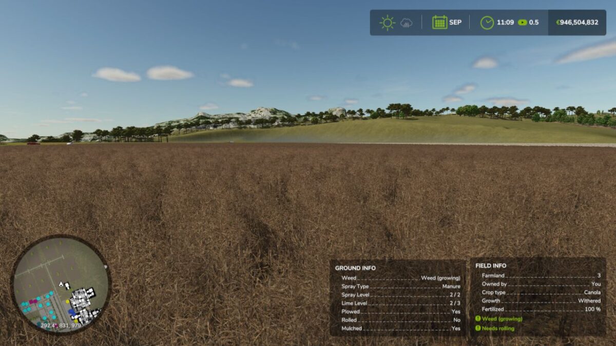 Field Detail Hud Infos v 1.0