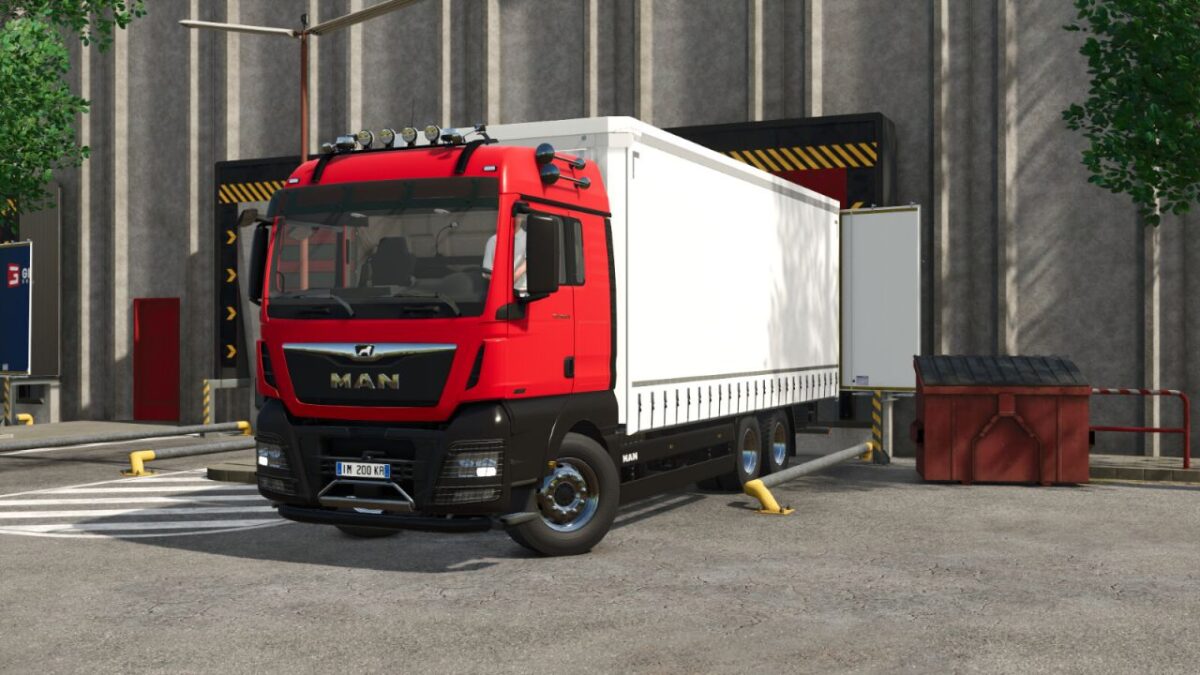 MAN TGX 26.640 Curtainsider Truck v 1.0