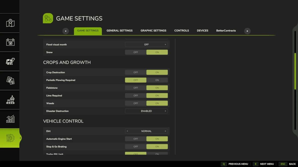 Menu Scroll Memory v 1.0
