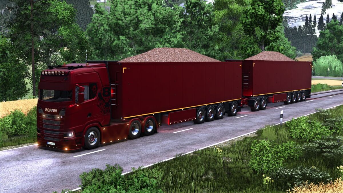 Stas Walking Floor Trailer v 1.1