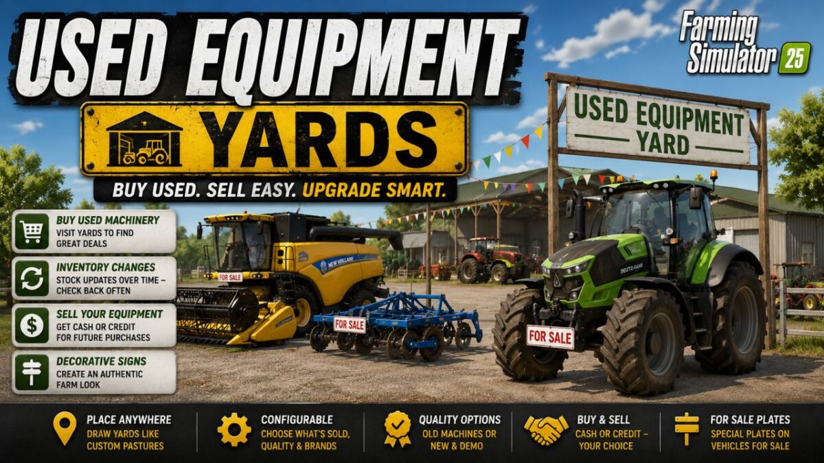 Used Equipment Yards v 1.0.0.2
