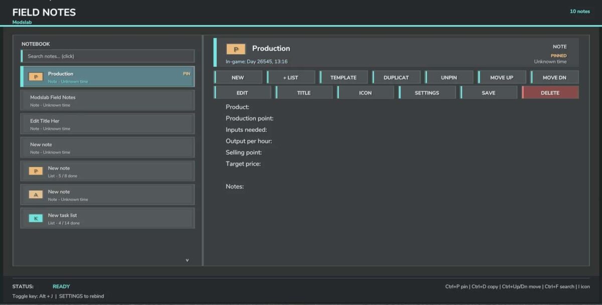 Field Notes v 2.0