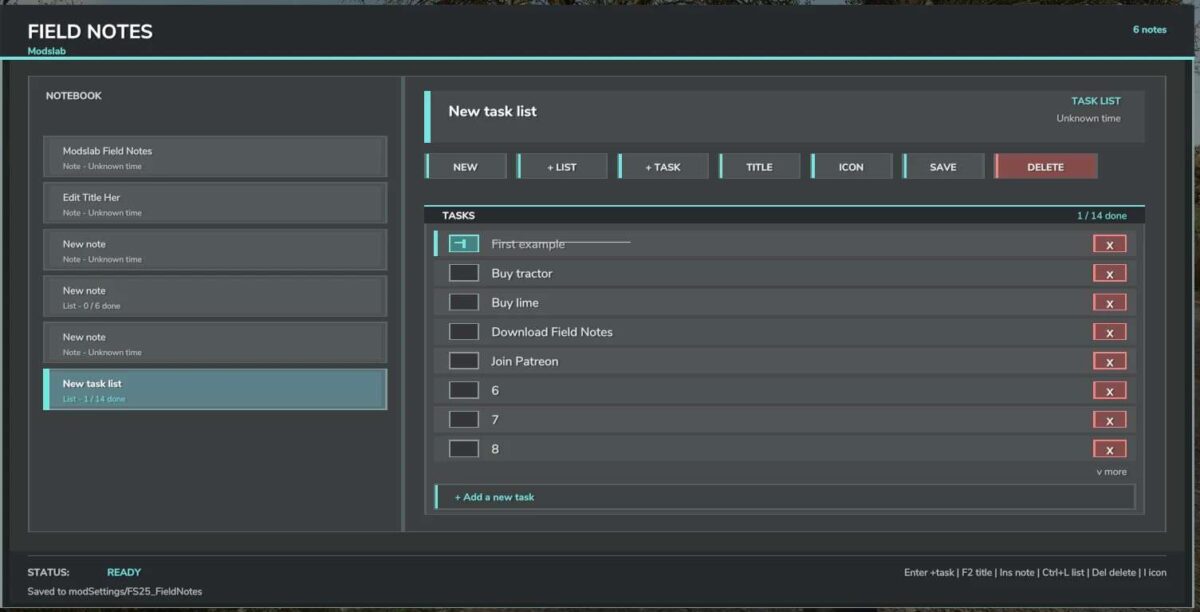 Field Notes v 2.0