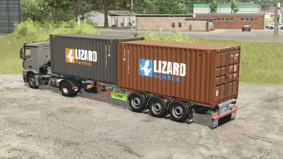 Fliegl Shipping Container Trailers Pack v 1.0.0.1