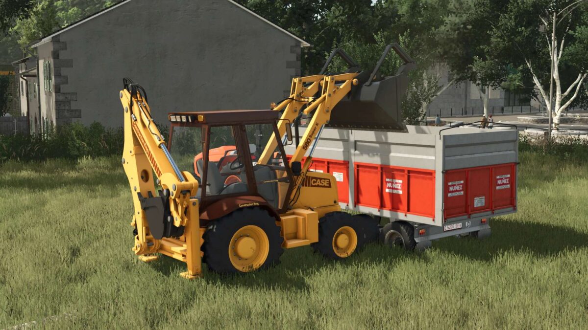 Case 580 Super K Backhoe Loader v 1.0