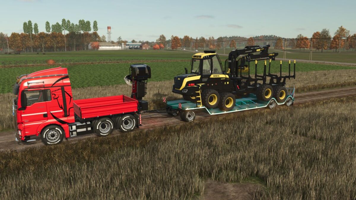 Lizard Forestry Special Lowloader TL38 Trailer v 2.0.0.1