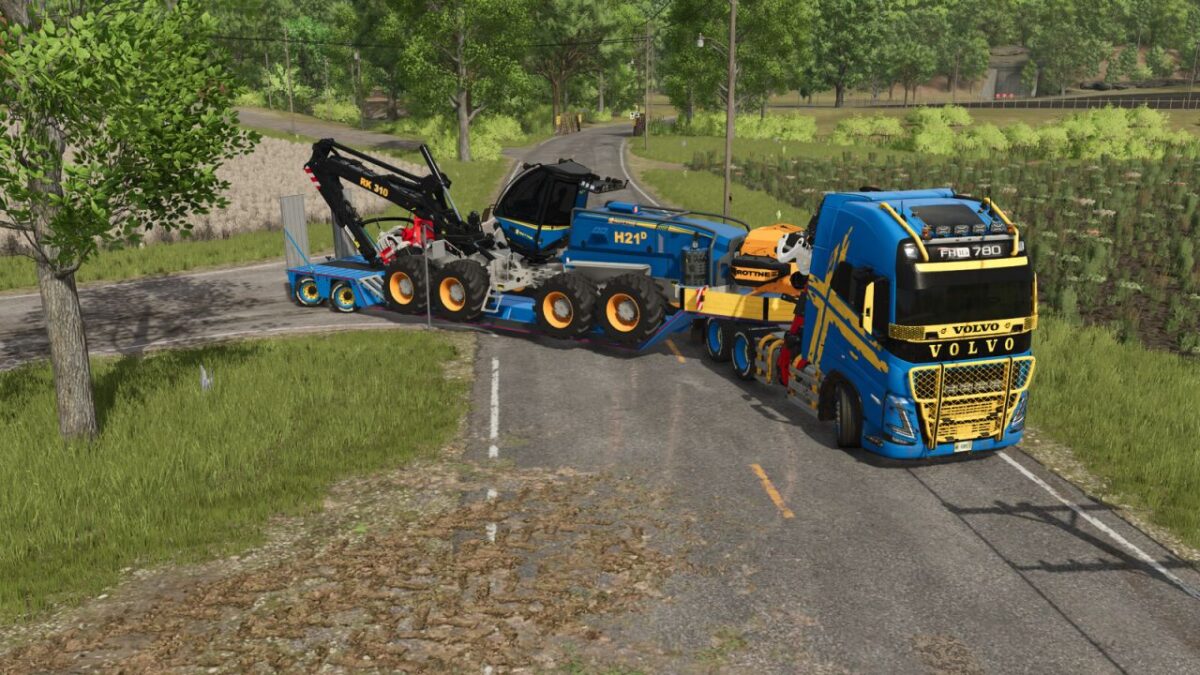 Lizard TLS39 Forestry Special Low Loader Trailer v 1.0.0.1