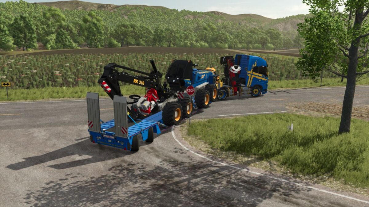 Lizard TLS39 Forestry Special Low Loader Trailer v 1.0.0.1