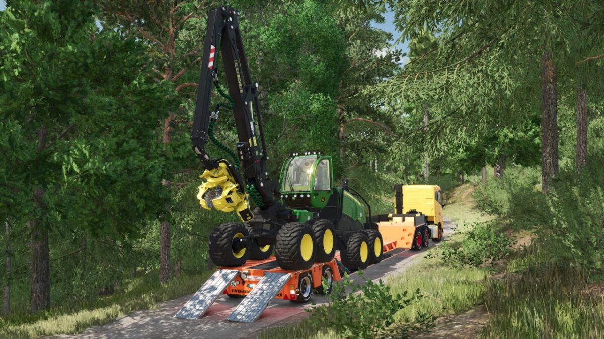 Lizard TLS39 Forestry Special Low Loader Trailer v 1.0.0.1