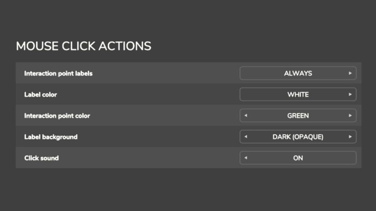 Mouse Click Actions v 1.0