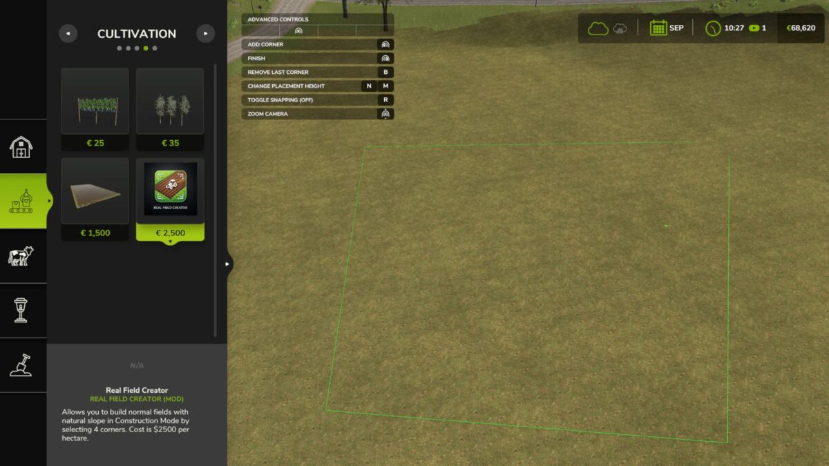 Real Field Creator v 1.0.1.0