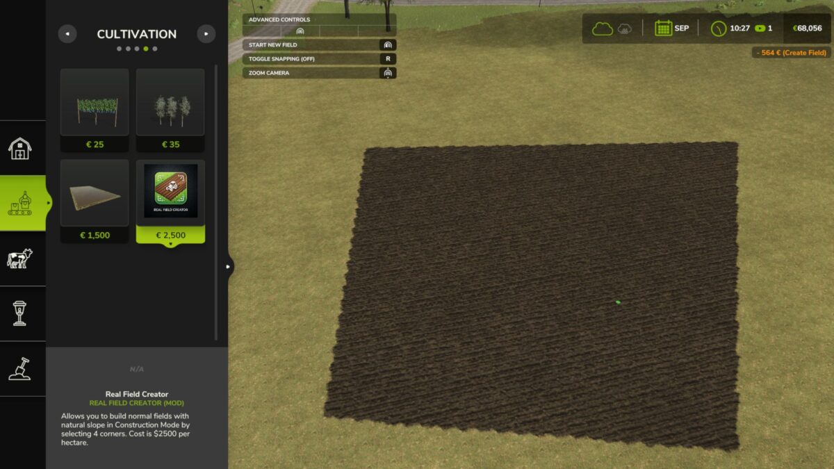 Real Field Creator v 1.0.1.0