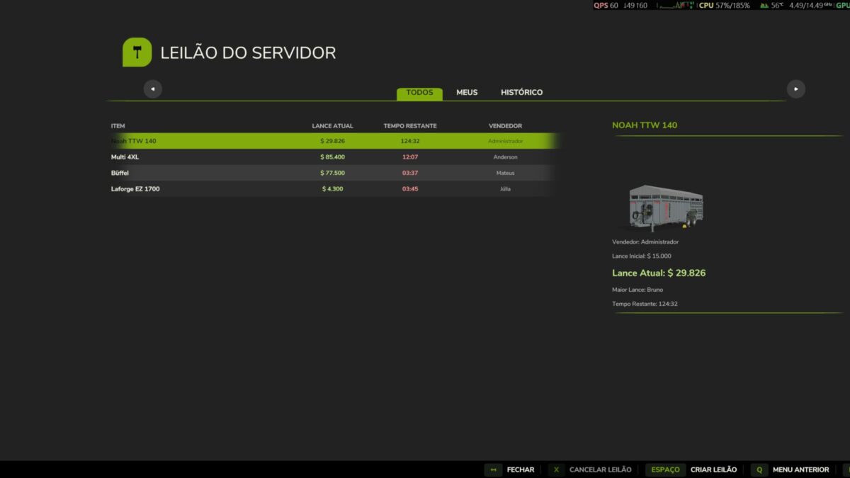 Server Auction v 1.3.3
