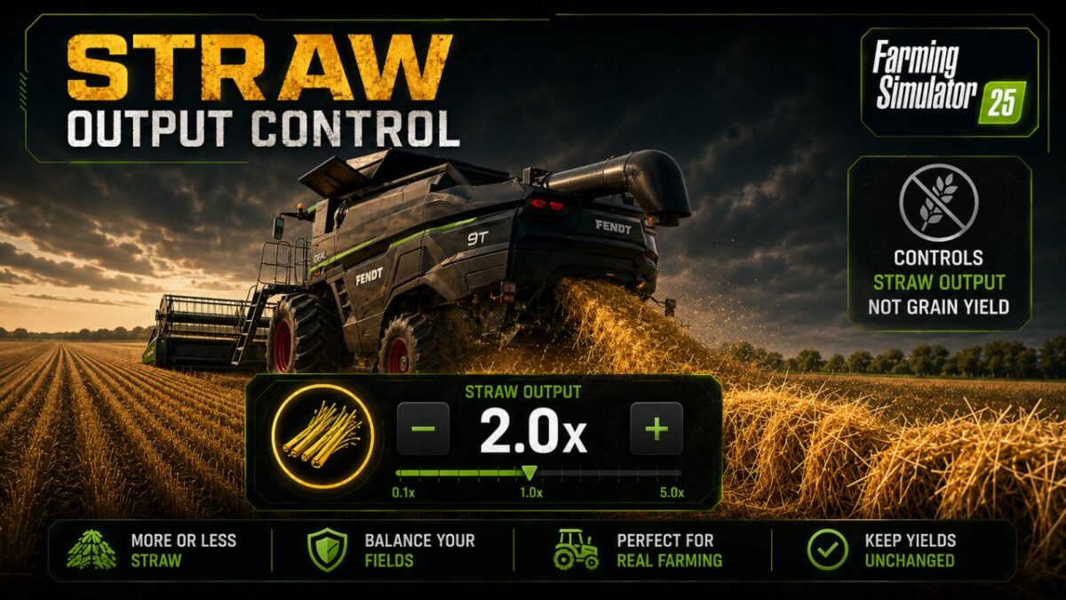 Straw Output Control v 1.1