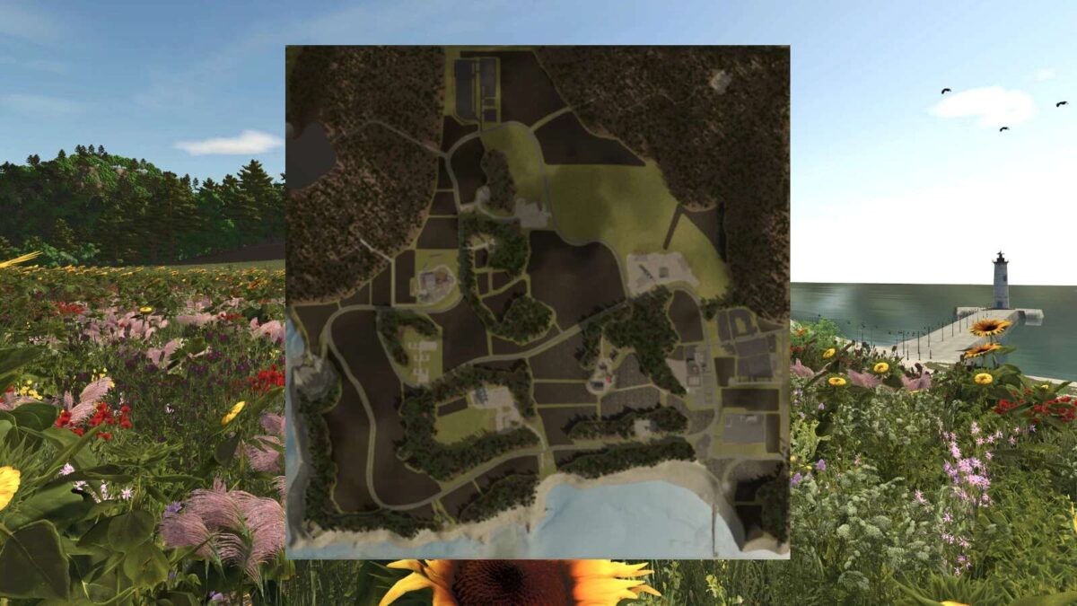 The Shoreline of Lake Michigan Map v 1.1.0.2