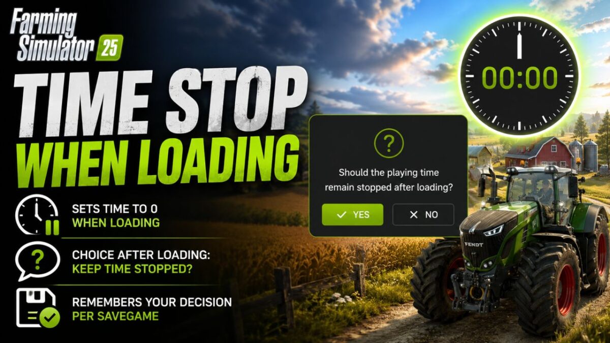 Time Stop while Loading v 1.0