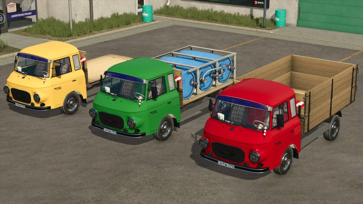 Barkas B1000 Multiservice & Livestock Trucks v 6.1.1