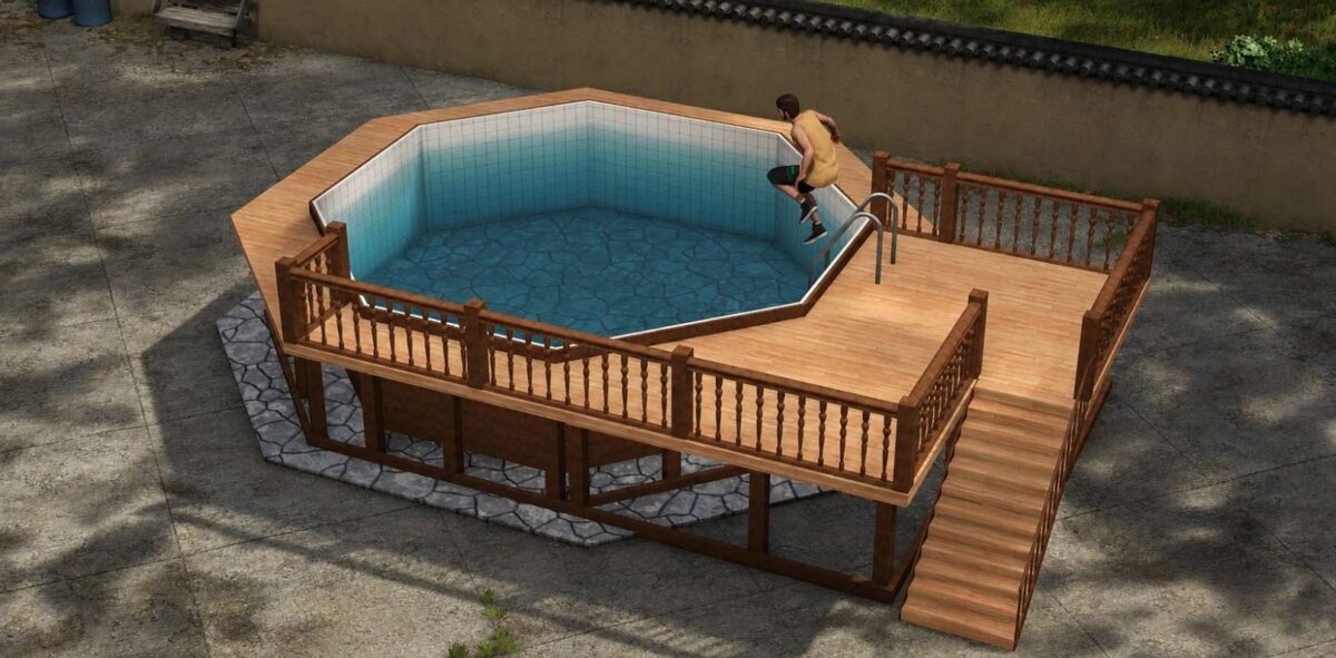 Wooden Pool Deck v 1.0