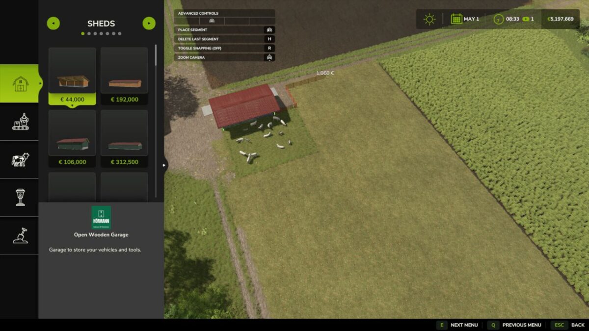 Adjust Pasture Fence v 1.0