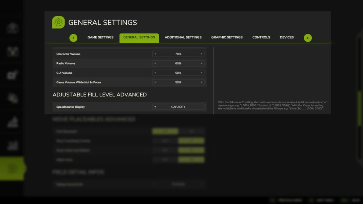 Adjustable Fill Level Advanced v 1.0