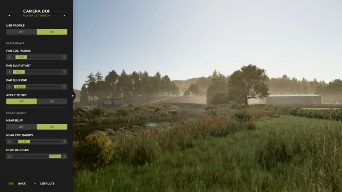 Camera DoF v 1.0