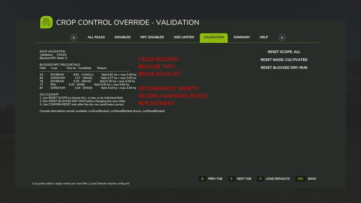Crop Control Override v 2.0.3.6 thumbnail 5