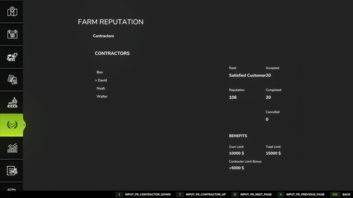 Farm Reputation v 1.0